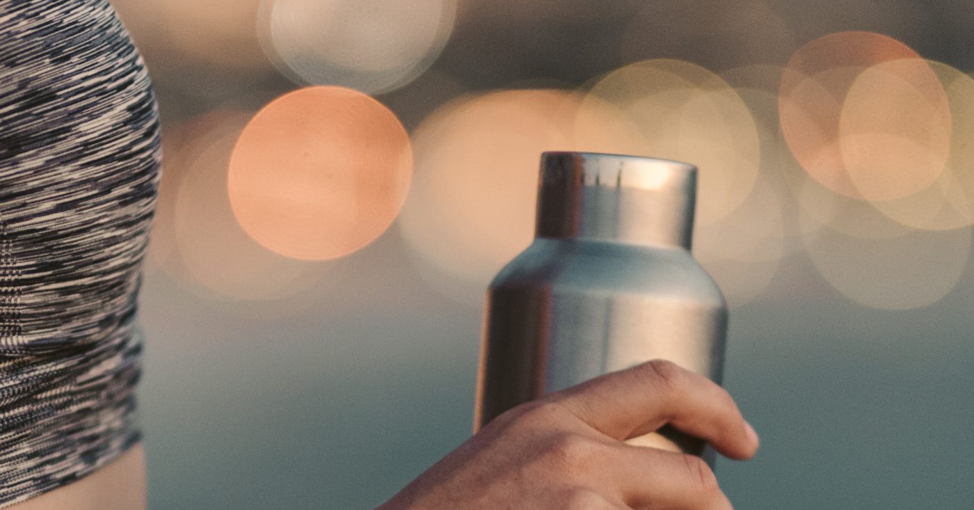 Flask and Water Bottle
